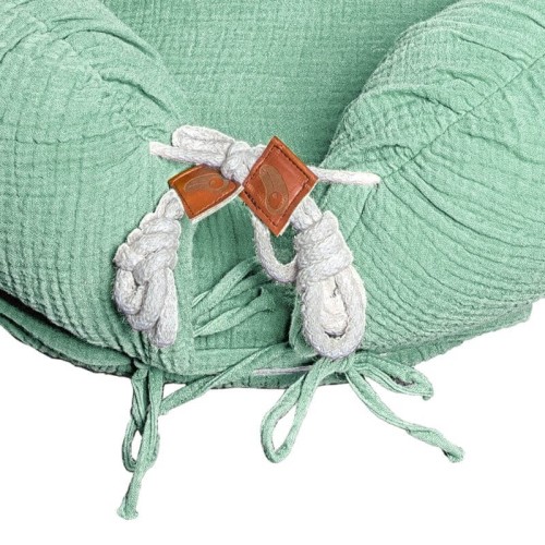 Kokon Newborn Nest muślin Mint Hi Little One