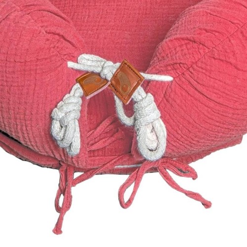 Kokon Newborn Nest muślin Coral Hi Little One