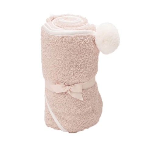 Ręcznik niemowlęcy Bebe różowy BimBla