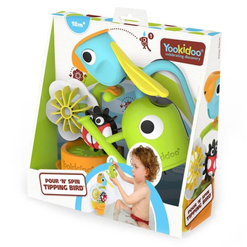 Zabawka do kąpieli ptaszek w ogrodzie Yookidoo