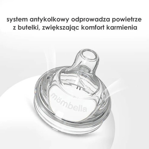 Smoczek do butelki antykolkowej Classic M Mombella