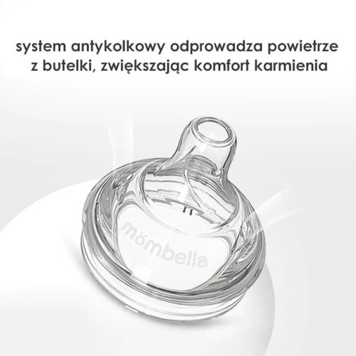 Butelka antykolkowa dla niemowlaka Classic ivory Mombella