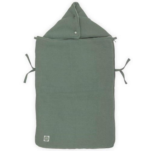 Śpiworek do fotelika i wózka BLISS KNIT Ash Green Jollein