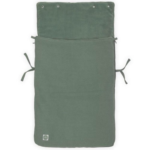 Śpiworek do fotelika i wózka BLISS KNIT Ash Green Jollein