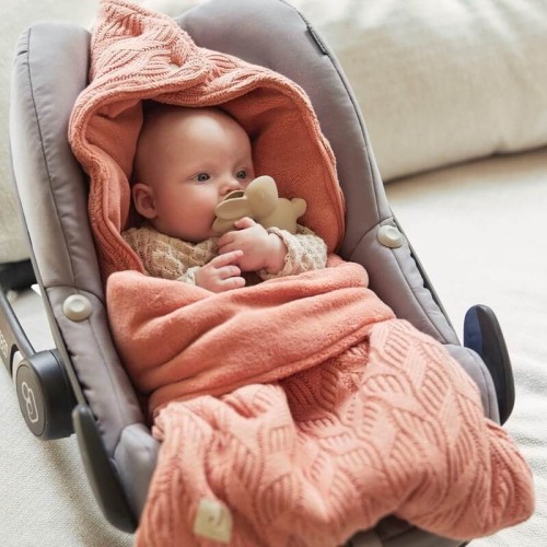 Śpiworek do fotelika i wózka SPRING KNIT Rosewood Jollein