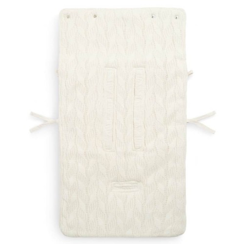 Śpiworek do fotelika i wózka SPRING KNIT Ivory Jollein