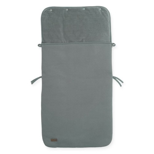 Śpiworek do fotelika i wózka BRICK VELVET Storm Grey Jollein