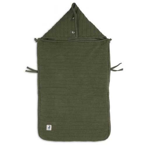 Śpiworek do fotelika i wózka PURE KNIT Leaf Green Jollein
