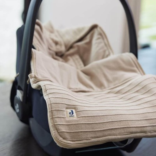 Śpiworek do fotelika i wózka PURE KNIT Nugat Jollein