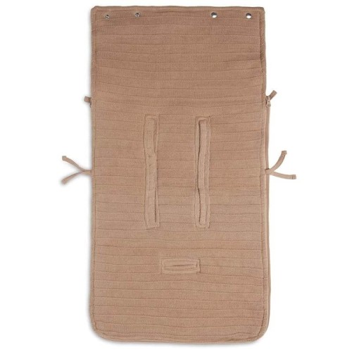 Śpiworek do fotelika i wózka PURE KNIT Biscuit Jollein