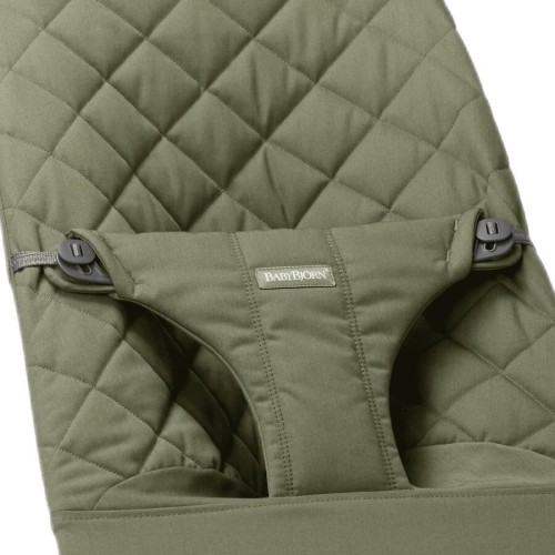 Leżaczek Bliss Woven ciemnozielony BabyBjorn