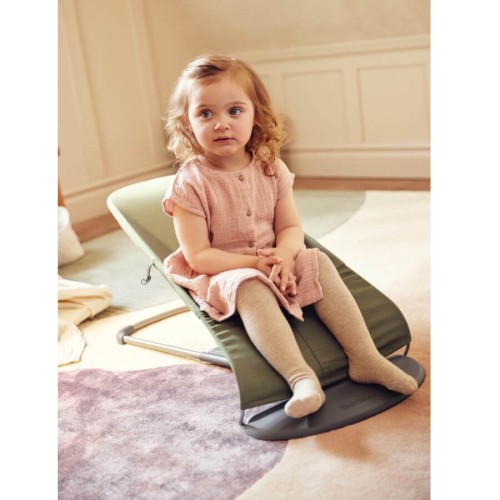 Leżaczek Bliss Woven ciemnozielony BabyBjorn