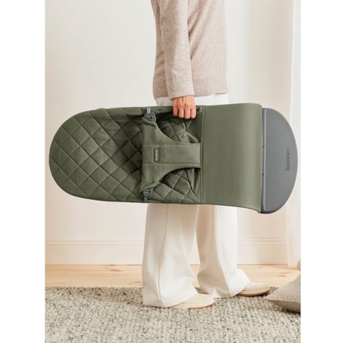 Leżaczek Bliss Woven ciemnozielony BabyBjorn