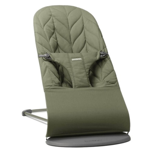 Leżaczek Bliss Woven Petal Quilt ciemnozielony BabyBjorn