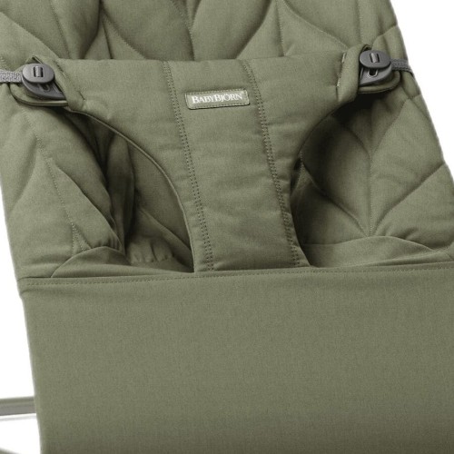 Leżaczek Bliss Woven Petal Quilt ciemnozielony BabyBjorn