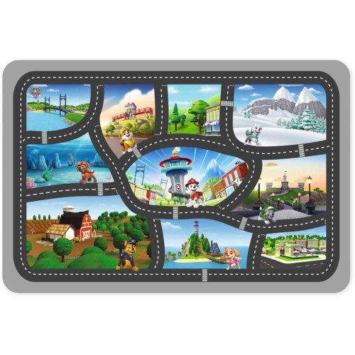 Dywan dla dziecka Psi patrol podróże 100x150 Nickelodeon