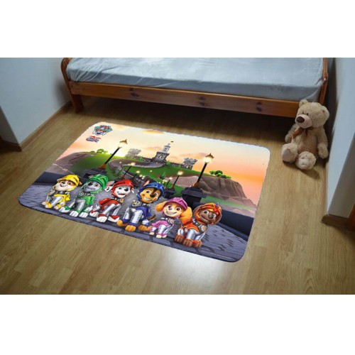 Dywan dla dziecka Psi patrol zamek 100x150 Nickelodeon