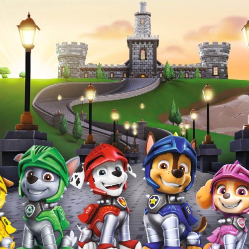 Dywan dla dziecka Psi patrol zamek 100x150 Nickelodeon