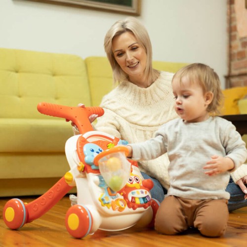Pchacz i stolik 2w1 Spark green ToyZ