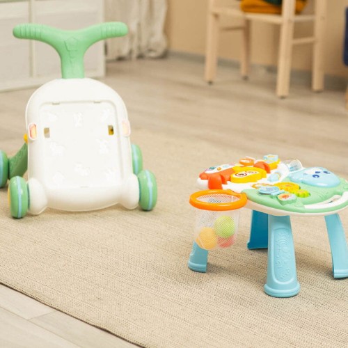 Pchacz i stolik 2w1 Spark green ToyZ