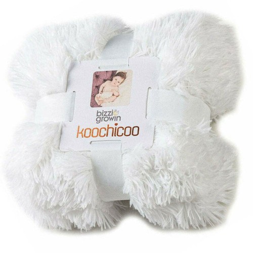 Kocyk futerkowy Koochicoo white Bizzi Growin