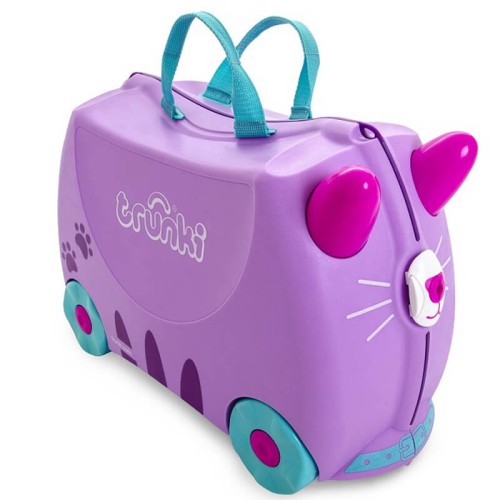 Walizeczka jeżdżąca kotek Cassie Trunki