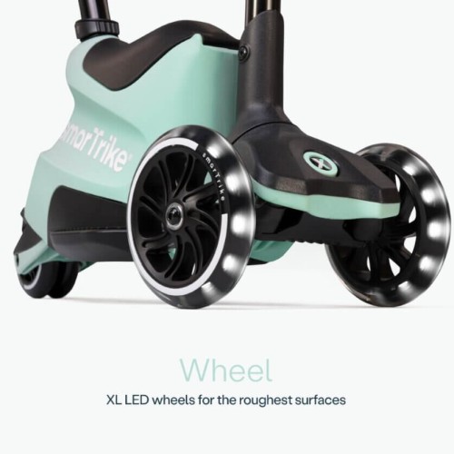 Hulajnoga-jeźdźik 4w1 Xtend Scooter Soft Green smarTrike