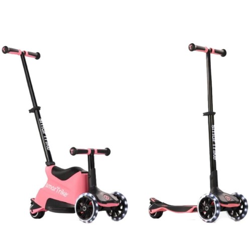 Hulajnoga-jeźdźik 4w1 Xtend Scooter Salmon Pink smarTrike
