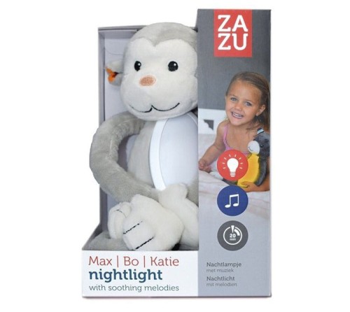 Lampka nocna pluszowa małpka Max Zazu