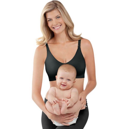 Biustonosz do karmienia Silk Seamless black Bravado