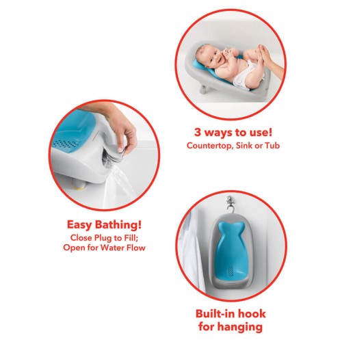 Leżaczek do kąpieli Moby recline rinse Skip Hop