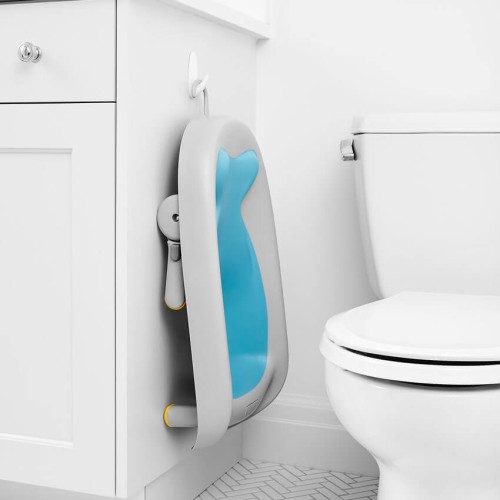 Leżaczek do kąpieli Moby składany na płasko Skip Hop