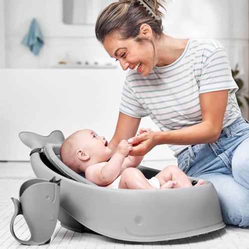 Kubek do mycia głowy wieloryb Moby grey Skip Hop