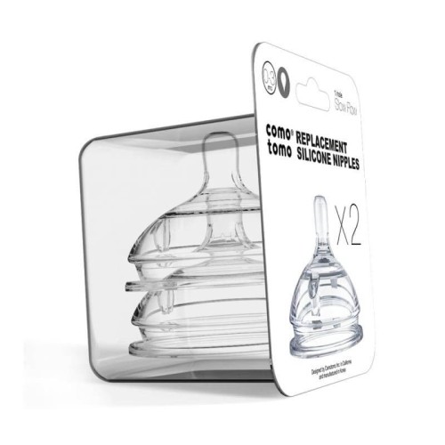 Smoczki antykolkowe Slow Flow 2 pack Comotomo