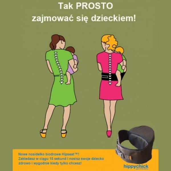 Nosidełka biodrowe dla dzieci