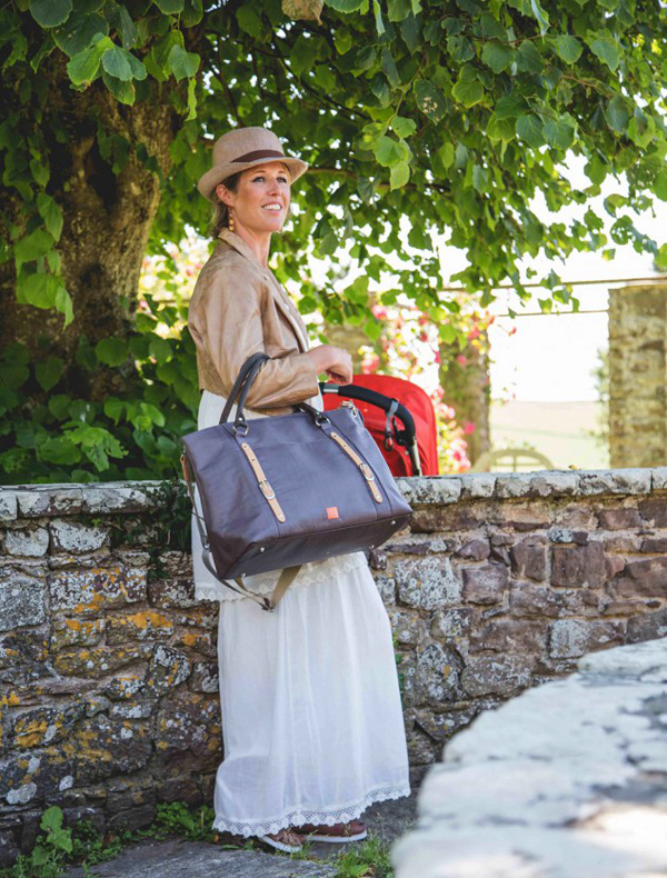 elegancka torba do wózka dla mamy 